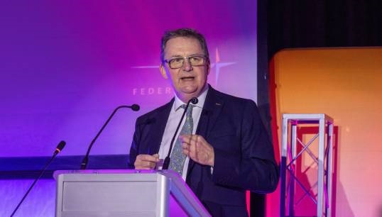 Image:Nautilus general secretary Mark Dickinson. Image: Brad Wakefield