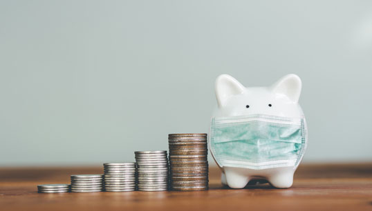 The pandemic is a threat to wealth as well as health. Image Getty Images Image:The pandemic is a threat to wealth as well as health. Image Getty Images