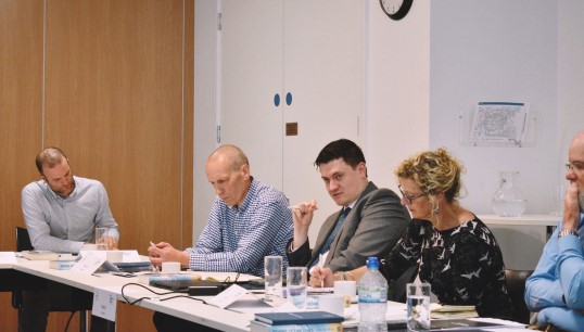 Image:Nautilus director of organising Martyn Gray at the 2023 inaugural yacht crew welfare round table event. Image:  Nautilus International