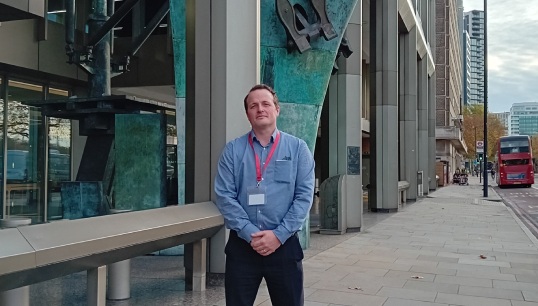 Image:Head of professional and technical David Appleton at the International Maritime Organization in London, where Nautilus represents members' interests at the highest level. Image: Nautilus International